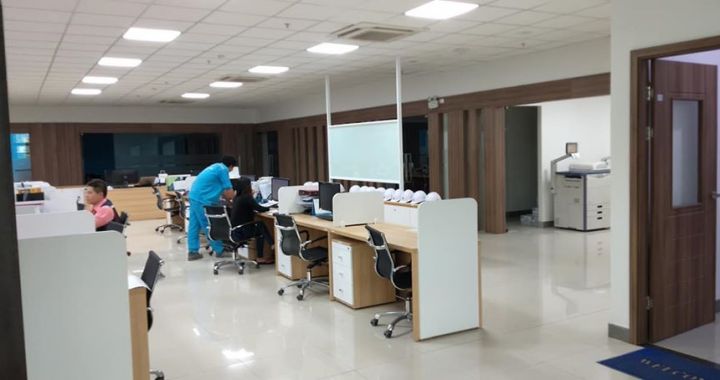 Thi công nội thất văn phòng Công Ty KumKang Kind Việt Nam