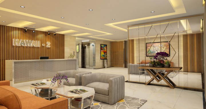 THIẾT KẾ SẢNH CĂN HỘ TÒA NHÀ 