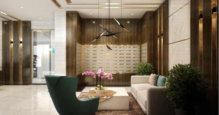 THIẾT KẾ SẢNH CĂN HỘ TÒA NHÀ 