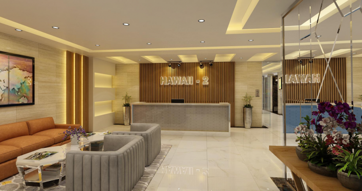 THIẾT KẾ SẢNH CĂN HỘ TÒA NHÀ 