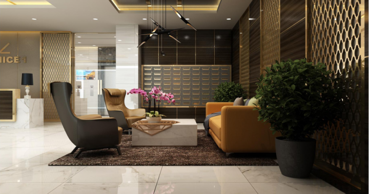 THIẾT KẾ SẢNH CĂN HỘ TÒA NHÀ 